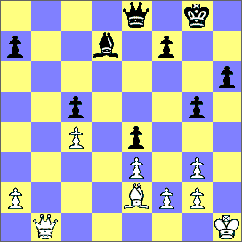 90.Partia angielska [A28] Mistrzostwa świata kobiet, Moskwa 1949 1950 Rubcowa (ZSRR) Gresser (USA) 1.c4 e5 2.Sc3 Sf6 3.Sf3 Sc6 4.d4 e4 5.