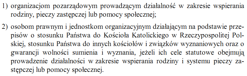 Komu samorząd województwa może zlecid prowadzenie OA?