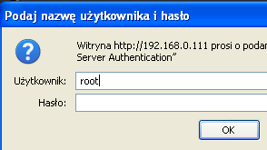 Aby otworzyć stronę www dekodera, należy uruchomić przeglądarkę internetową na naszym komputerze. Jako adres URL wpisujemy: http://xxx.xxx.xxx.xxx, gdzie xxx.xxx.xxx.xxx to adres IP naszego dekodera.