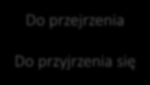 wg koncentracji W Y S O K A K O N C E N T R A C J A I K R Ó T K I C Z A S W Y K O N A N I A Pomysły Pomysły na MONO Do przejrzenia Do przemyślenia Do przyjrzenia się W Y S O K A K O N C E N T R A C J