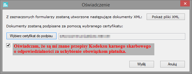 Płace Optivum. Jak przesłać deklaracje PIT za rok 2014 do systemu e-deklaracje?