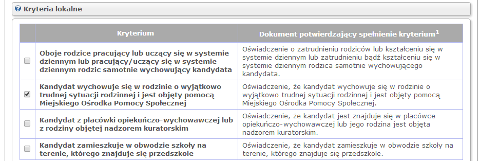 14 z 23 Rysunek 25 Kryteria