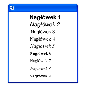 Tworzenie spisu treści w programie Word składa się z dwóch etapów: 1. Oznaczenie w dokumencie tekstu, który ma zostać uwzględniony w spisie treści.