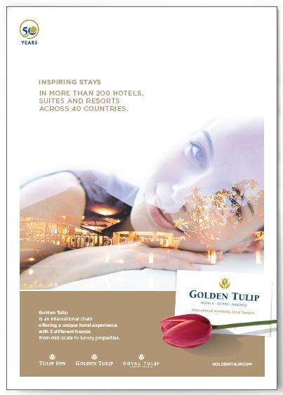 Zalety Golden Tulip Pewne i bezpieczne zyski dla inwestorów Wysoki poziom obłożenia hotelu w ciągu całego roku Współpraca z międzynarodowymi biurami turystycznymi Inwestor otrzymuje przychody z