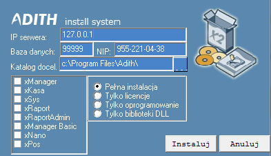 Str o n a 5 Instalacja oprogramowania X2System Aby zainstalowad oprogramowanie X2System należy uruchomid plik instalatora Setup.exe znajdujący się w katalogu głównym pakietu instalacyjnego.