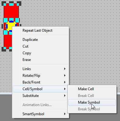 Ćwiczenie 1. Edytor graficzny programu InTouch ZTMAiPC 1. Umieścić koło w środku prostokąta. W tym celu należy: (a) Zaznaczyć koło (narzędzie Select Mode).