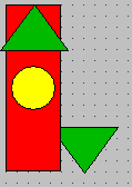 Ćwiczenie 1. Edytor graficzny programu InTouch ZTMAiPC (c) Nie zmieniając zaznaczenia z paska narzędziowego Arrange Toolbar wybrać narzędzie Align Center (wyrównaj do środka w poziomie).