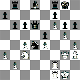 214.Obrona królewsko indyjska [E62] 66. Mistrzostwa Polski, Warszawa 2014 25 marca, runda 1 GM Soćko (Polska) 2446 WFM Adamowicz (Polska) 2145 1.d4 Sf6 2.c4 g6 3.Sc3 Gg7 4.Sf3 0 0 5.g3 d6 6.Gg2 c6 7.