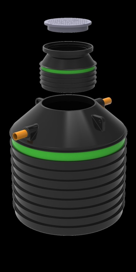 1. Wstęp Kontenerowa Przydomowa Oczyszczalnia Ścieków Hydro-Cycle jest instalacją dostosowaną dla 4-10 osób.