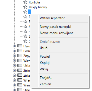 Aby skopiować i wkleić polecenie 1 Kliknij kartę Zarządzaj panel Dostosowanie Interfejs użytkownika.