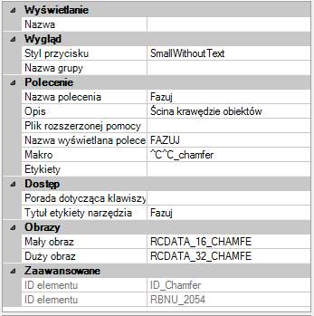 3 Kliknij znak plus (+) znajdujący się obok pozycji Panele, aby go rozwinąć. 4 Kliknij znak plus (+) obok panelu wstążki, w którym chcesz wyświetlać etykietę polecenia.
