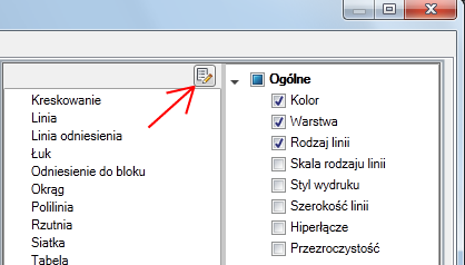 Wyświetlanie etykiet kontekstowych Etykiety kontekstowe są wyświetlane dla obiektów tylko wtedy, gdy wartość zmiennej systemowej ROLLOVERTIPS wynosi 1.