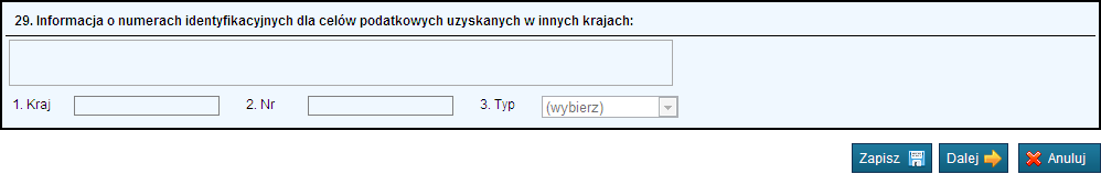 Należy zdefiniować datę zaprzestania działalności. Data zaprzestania działalności musi być późniejsza niż daty rozpoczęcia działalności.