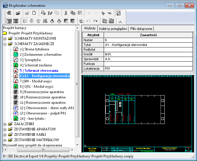 Pierwsze kroki SEE Electrical Expert Wersja V4R1 (4.13c) C PRZEDSTAWIENIE PROGRAMU Program SEE Electrical Expert uruchamiamy wybierając ikonę na pulpicie lub za pomocą skrótu z menu Start.