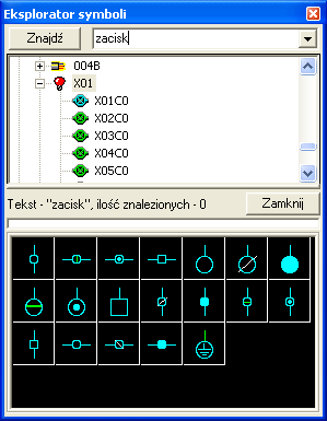 Wersja V4R1 (4.13c) SEE Electrical Expert Pierwsze kroki Wybieramy kod 024986. Następnie kopiujemy symbol zestyku zwiernego do sygnalizacji pracy stycznika.