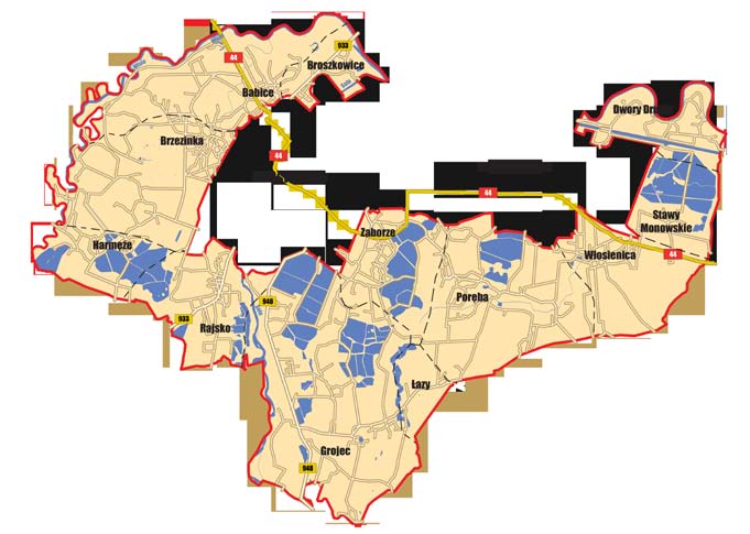 Lokalizacja operacji zrealizowanych na terenie gminy Oświęcim 52 50 45 54 51 46 54 44 53 47 43 57 49 56 48 55 60 59 58 Tytuł operacji nr 43 Zakup samochodów dostawczych wraz z basenami do prowadzenia