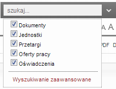formularz kontaktowy (Kontakt) instrukcja użytkowania BIP (Instrukcja użytkownika BIP) włączanie wysokiego kontrastu (Wysoki kontrast) informacje dla niepełnosprawnych (Niepełnosprawni) statystyki