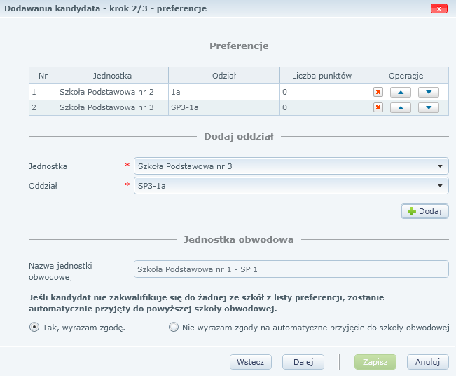 Etap 4. Rejestracja i weryfikacja zgłoszeń Rysunek 11.