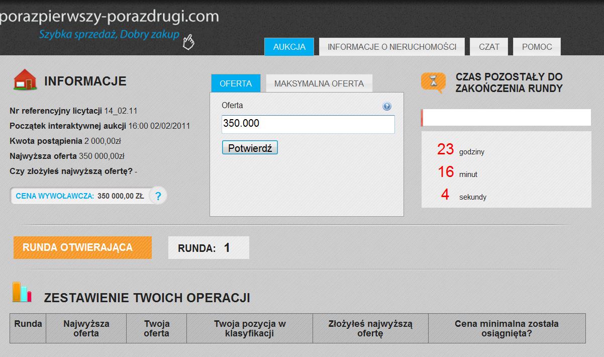 . 7. RUNDA OTWIERAJĄCA Runda otwierająca trwa od 4 do 6 tygodni.