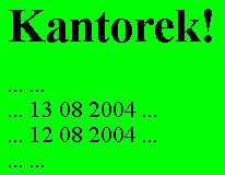 Zmienne przykłady drzew <xsl:template match="/"> <HTML> <BODY bgcolor="lime"> <H1>Kantorek! </H1> <xsl:for-each select="kantor/notowanie"> <xsl:variable name="nazwa" select="."/>.