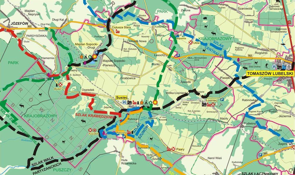 w Tomaszowie Lubelskim - budynek Straży Pożarnej. Obecnie w przebudowanym obiekcie jest Państwowa Szkoła Muzyczna. Obok szkoły widoczna jest Cerkiew Prawosławna pod wezwaniem św.