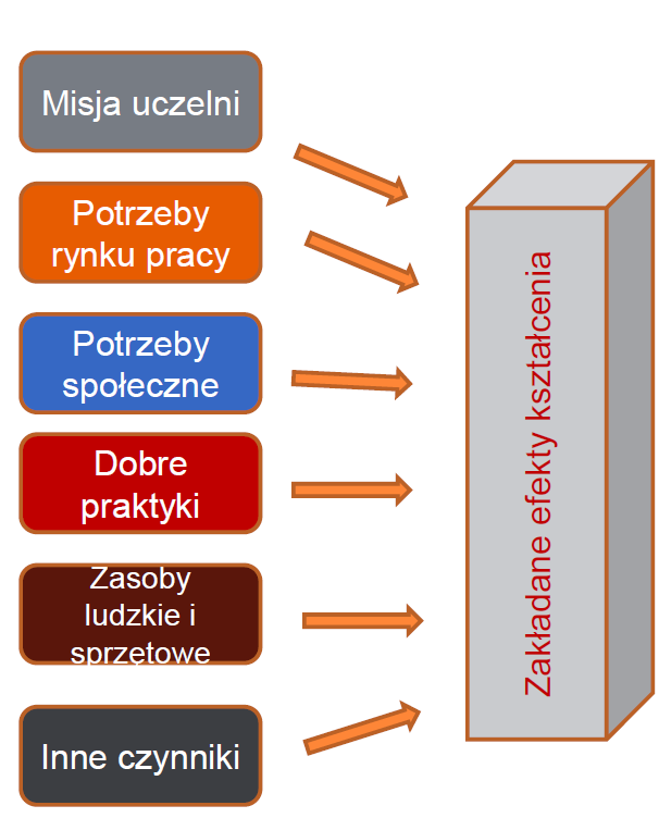 BUDOWA PROGRAMU STUDIÓW W WARUNKACH OKREŚLONYCH PRZEZ USTAWĘ Krajowe Ramy Kwalifikacji Efekty kształcenia w obszarze