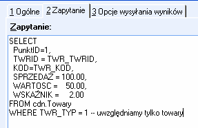 Uwaga 1. KaŜda kolumna musi być opatrzona nazwą.