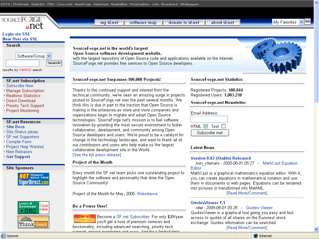 OpenOffice, Thunderbird, GIMP Internet serwery WWW (Apache), DNS,