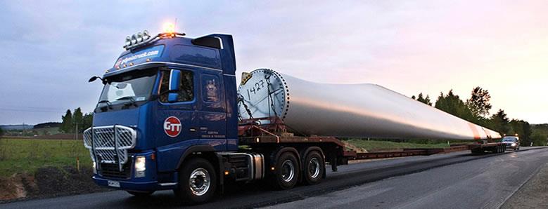 Przewóz ponadgabarytów w transporcie