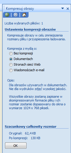 Możemy to zrobić trzema sposobami: wybrać wstępnie zdefiniowaną szerokość i wysokość obrazu; wpisać żądaną szerokość, a program proporcjonalnie dobierze wysokość obrazu (lub odwrotnie); zmniejszyć