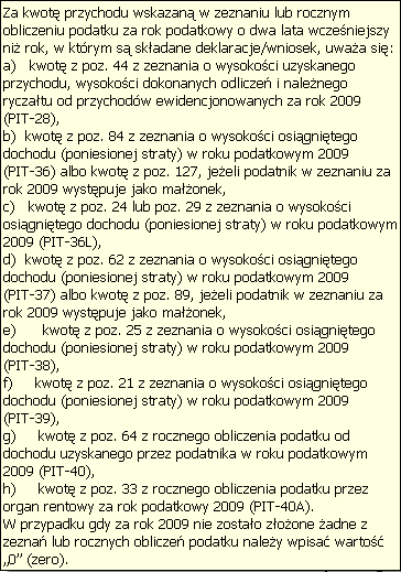 Podpis niekwalifikowany (bezpłatny) (3) Skąd wziąć kwotę przychodu potrzebną do podpisania zeznania?