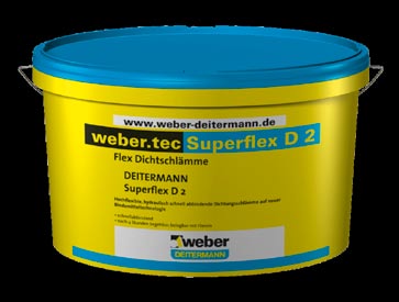 tec Superflex D1P oraz weber.tec Superflex D 2 jak również szpachlówka uszczelniająca weber.