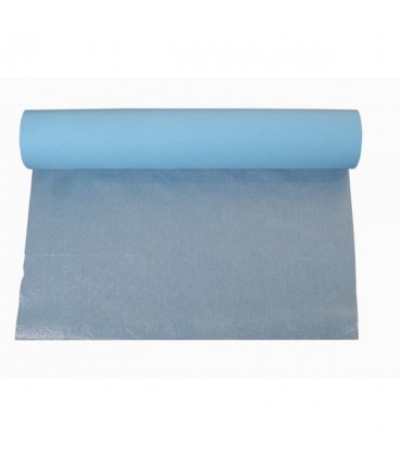 Podkład nieprzemakalny Podkład podfoliowany niebieskie 60 cm X 50 m Waga ze wzrostomierzem Wykonany z ceraty nieprzemakalnej oraz Frotte Górna warstwa pokryta delikatną w dotyku frotte prążkowaną,