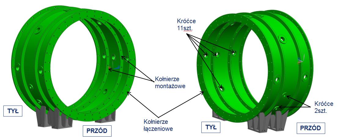 Rysunek 10 Sekcja 2 izometria 3.
