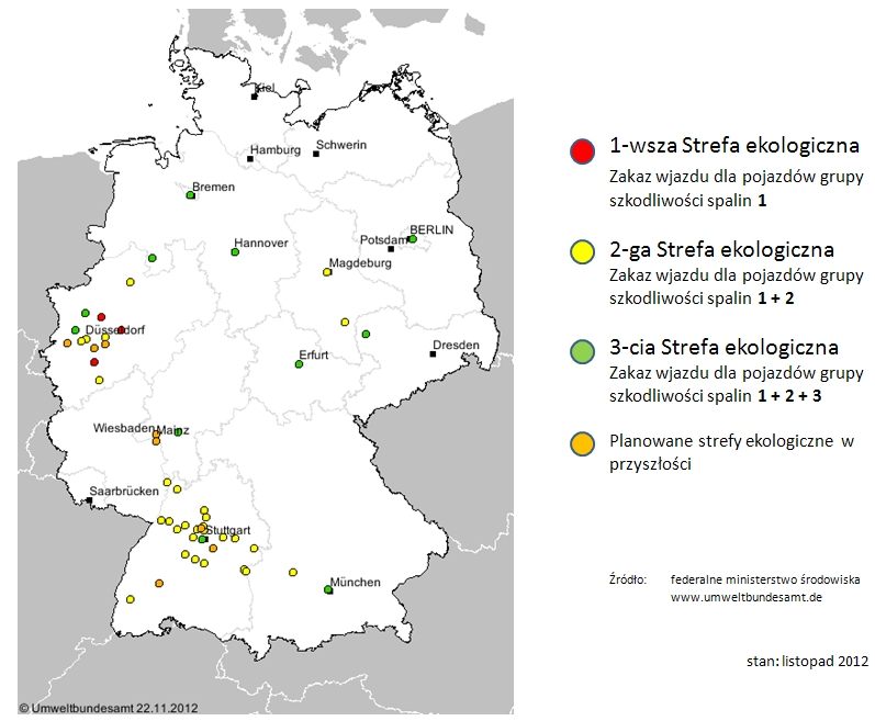Plakietka ''Umweltzone''- plakietka wjazdu do