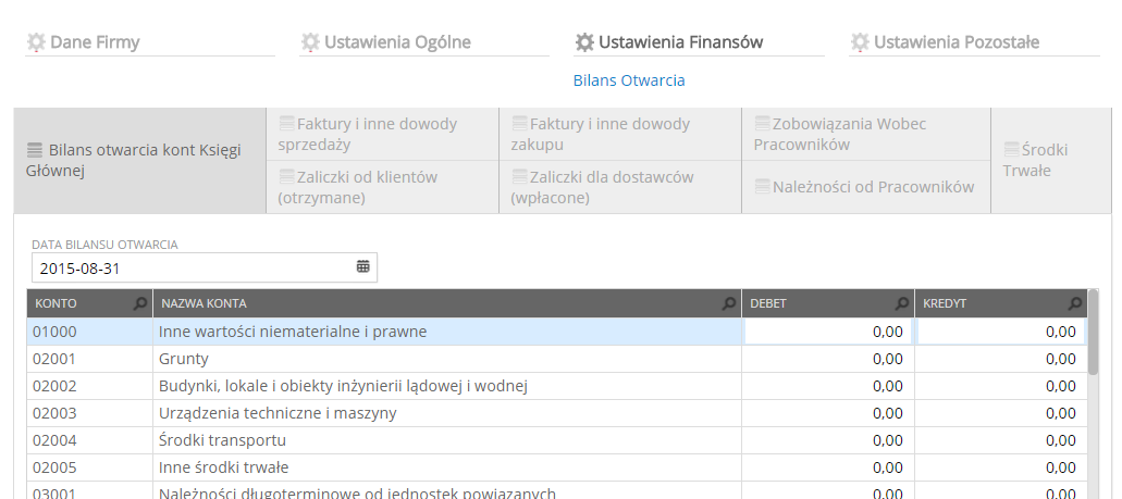 Deklaracja VAT wybierz, czy konto jest związane z obrotem sprzedaży, zakupów, czy też nie podlega opodatkowaniu. By utworzyć konto, kliknij Dodaj. 5.