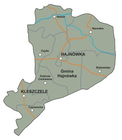 pl/ Miasto położone jest w północno-wschodniej Polsce, w południowej części województwa podlaskiego, centralnie na terenie powiatu hajnowskiego. Miasto zajmuje obszar 21,29 km2.