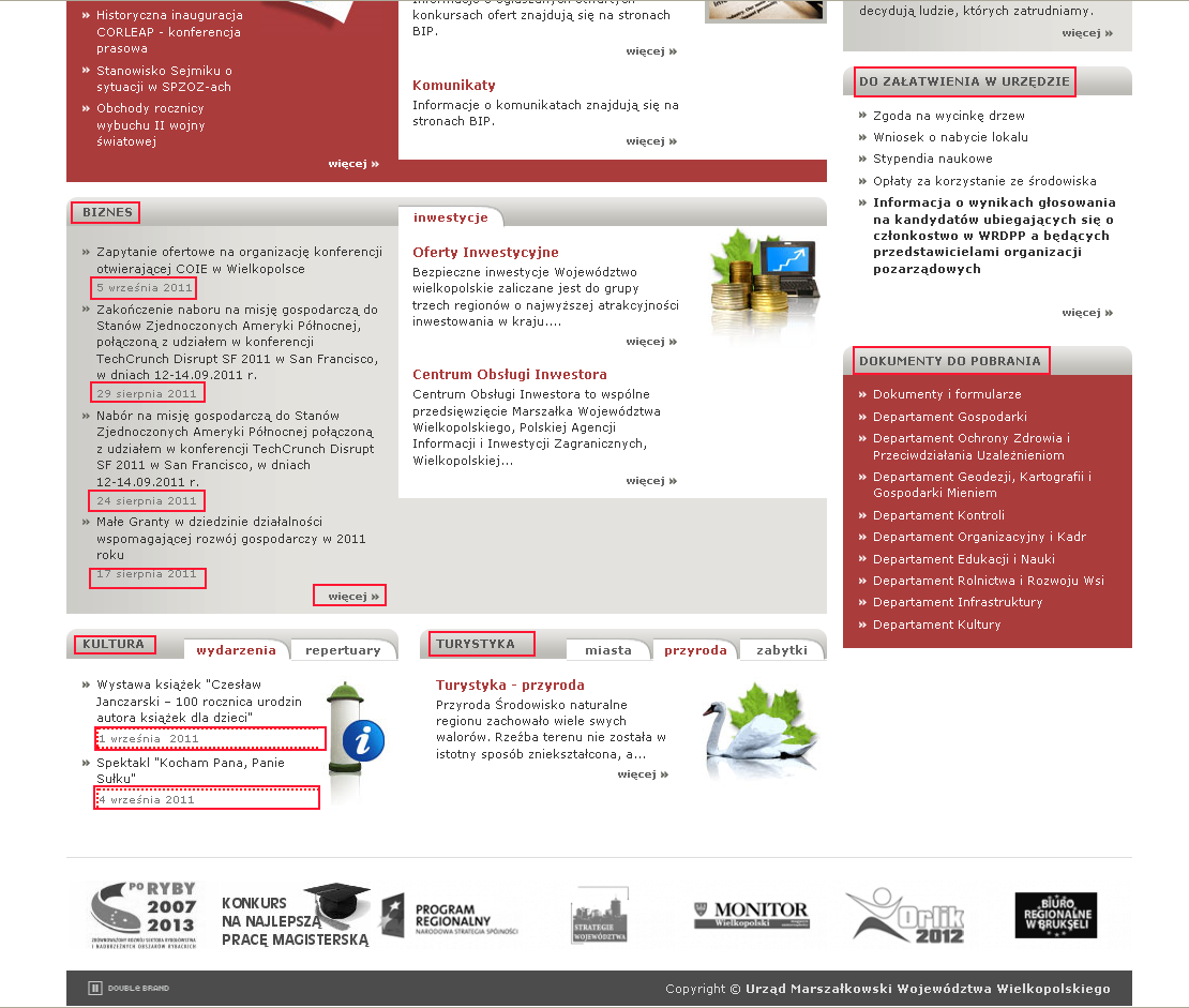8 OCENA ZNACZEŃ I TREŚCI STRONY Treść strony jest czytelna i zrozumiała. Każdy link jest prawidłowo opisany w wskazuje na odpowiednią podstronę.