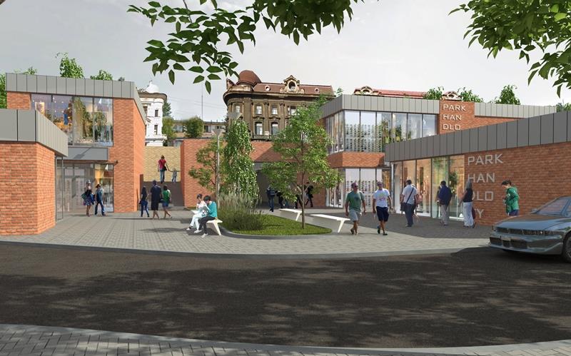 BIELSKO-BIAŁA 8 PARK HANDLOWY 2 000 M2 3,2 1,08 HA TEREN INWESTYCYJNY POŁOŻONY W CENTRALNEJ CZĘŚCI MIASTA, PRZY ULICY 3 MAJA, W