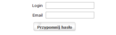 Przypominanie hasła 122 125 127 125.