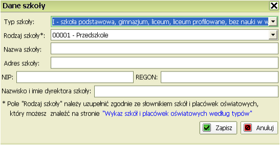 6.3. Wprowadzanie listy szkół obsługiwanych przez POZ. Zaloguj się jako Pielęgniarka szkolna. Z górnego menu wybierz opcję Zarejestrowani pacjenci.