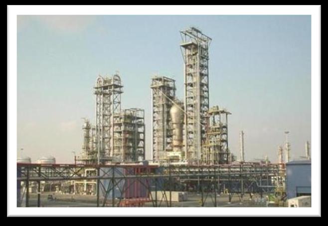 power plants, petrochemical industries Coal Power Plant, Ledvice, Czech Republik, 17 270 tons of steel Power Plant, Togo, 700 tons of steel Coal