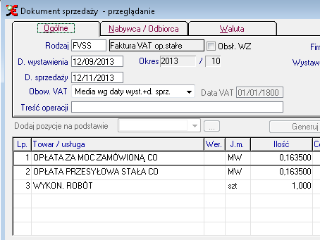 VAT 2014 realizacja w systemie KOMADRES Obowiązek podatkowy Dla dokumentów sprzedaży dodano nowy obowiązek VAT: D-Media wg daty wystawienia, pozostałe wg daty sprzedaży.