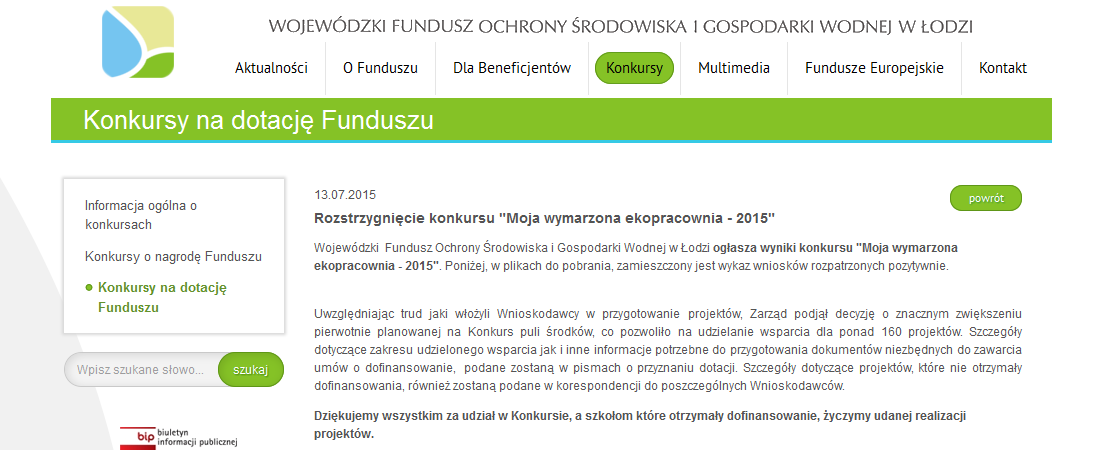 PROMOCJA EDUKACJI EKOLOGICZNEJ