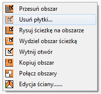 Na tej samej zasadzie przebiega zmiana grubości fugi: należy zdefiniowad grubośd, a następnie przeciągnąd fugę na wybrany obszar nałoży się powtórnie z nową grubością, a płytki ulegną wymaganemu