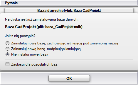 Zaproponuje wtedy użytkownikowi trzy rozwiązania (rys. 27). rys.
