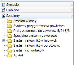 W grupie szablony występuje szereg podpunktów widocznych na rys. 4.