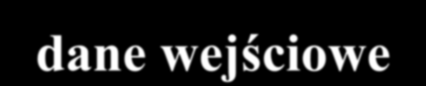 Koszty produkcji - dane wejściowe koszty przerobu obcego zdefiniowane dla pozycji które korzystają z zewnętrznych gniazd produkcyjnych informacje o strukturach i marszrutach mimo tego że marszruty