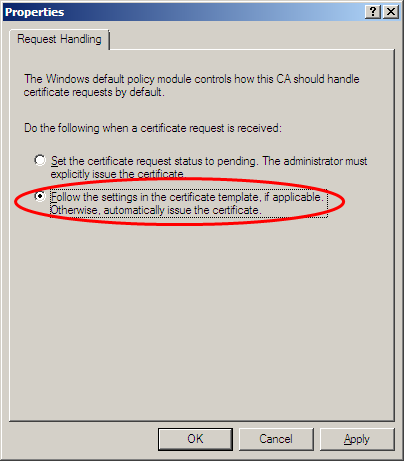Kolejno z dostępnych opcji wskazujemy konfigurację certyfikatów Server Certificates (2).