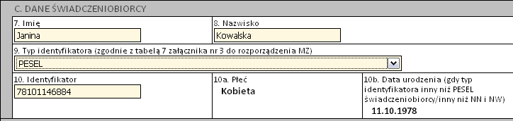 5. Wniosek o rozliczenie świadczenia, którego koszt przekracza 5 000 zł i trzykrotną wartość grupy JGP ( ) Nowy wniosek ma status Wprowadzony. Informacja ta widoczna jest w górnym lewym rogu.